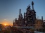 Hoover-Mason Trestle,  Steel Stacks, Bethlehem, PA, © 2017 Bob Hahn, E-M1MarkII OLYMPUS M.12-100mm F4.0 at 12 mm, ISO 200 Exposure: 1/125 sec@ƒ / 16